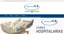 Desktop Screenshot of muebleshospitalariosmb.com